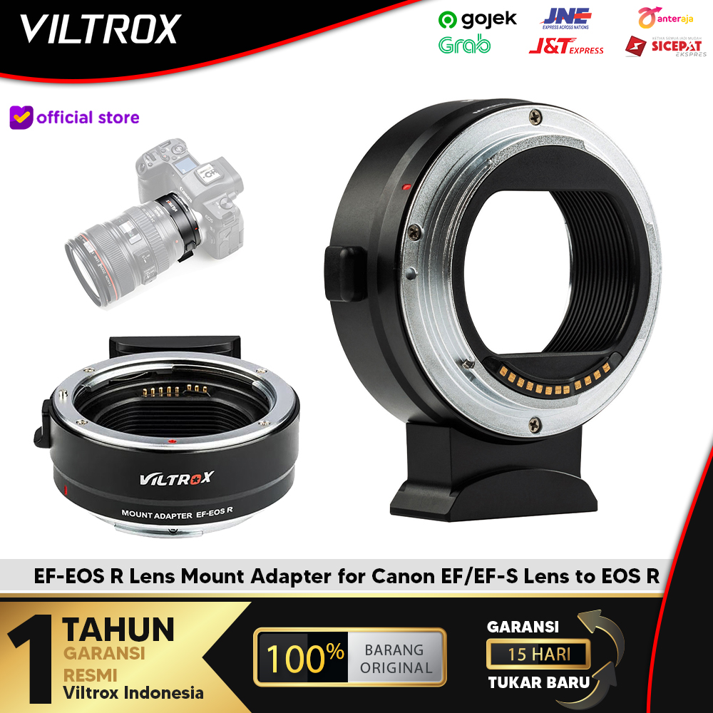 Canon EF To EOS R Lens Mount Adapter – Use Your EF/EF-S Lenses On EOS R Series Cameras